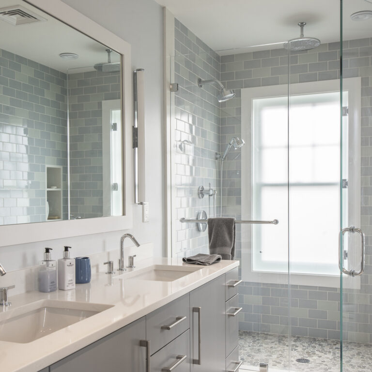 custom guest home bathroom by duffany builders of cape cod