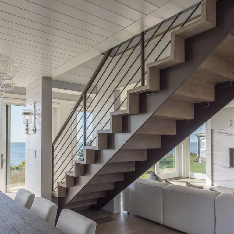 custom guest home staircaseby duffany builders of cape cod
